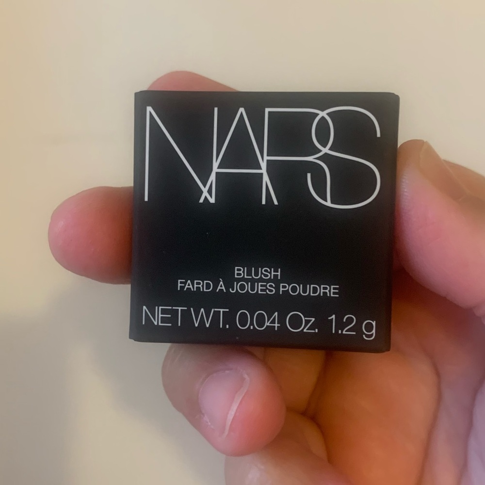 NARS mini powder blush in shade Orgasm